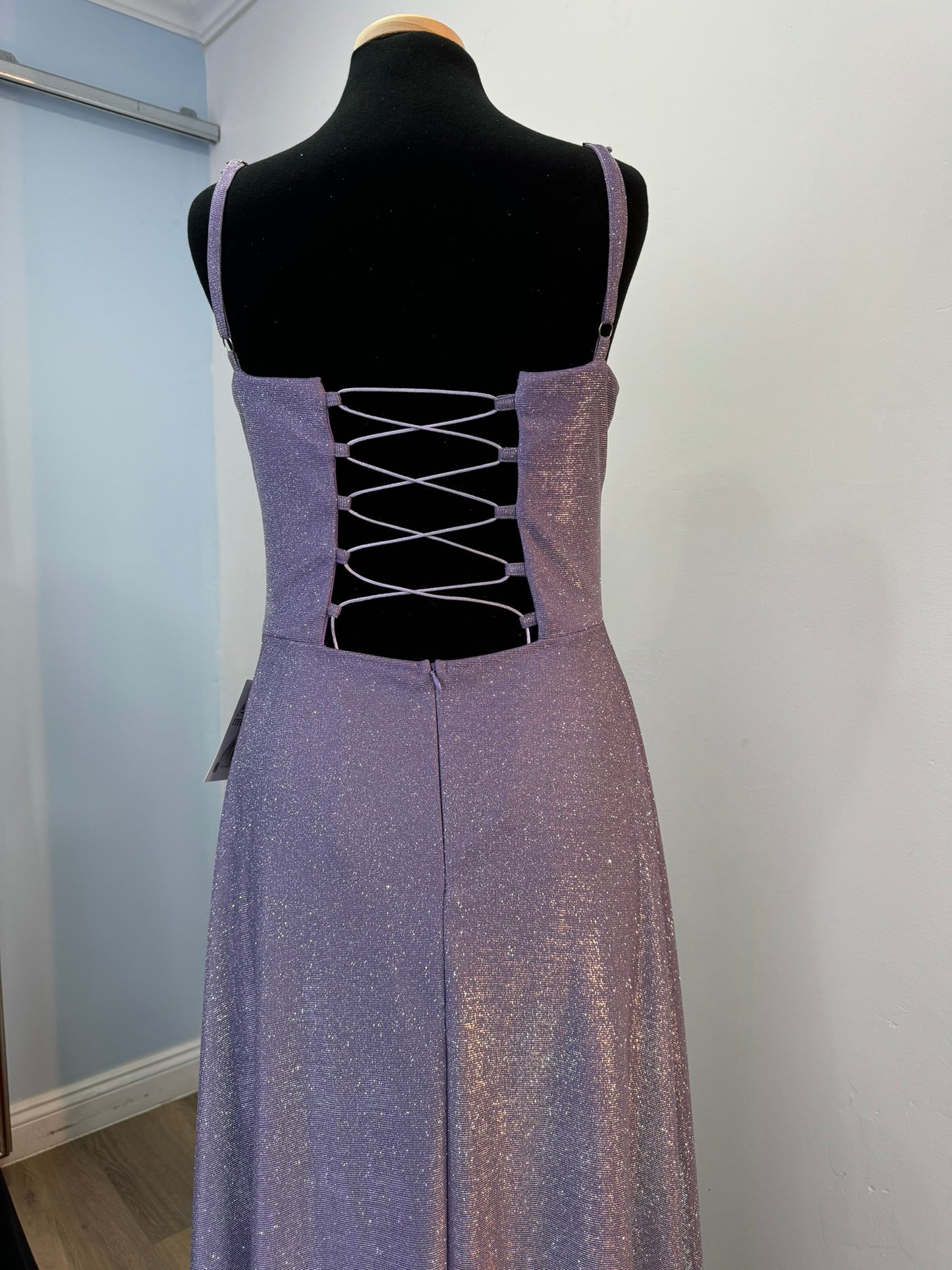 Vestido fiesta largo con corsé, modelo Diamante.