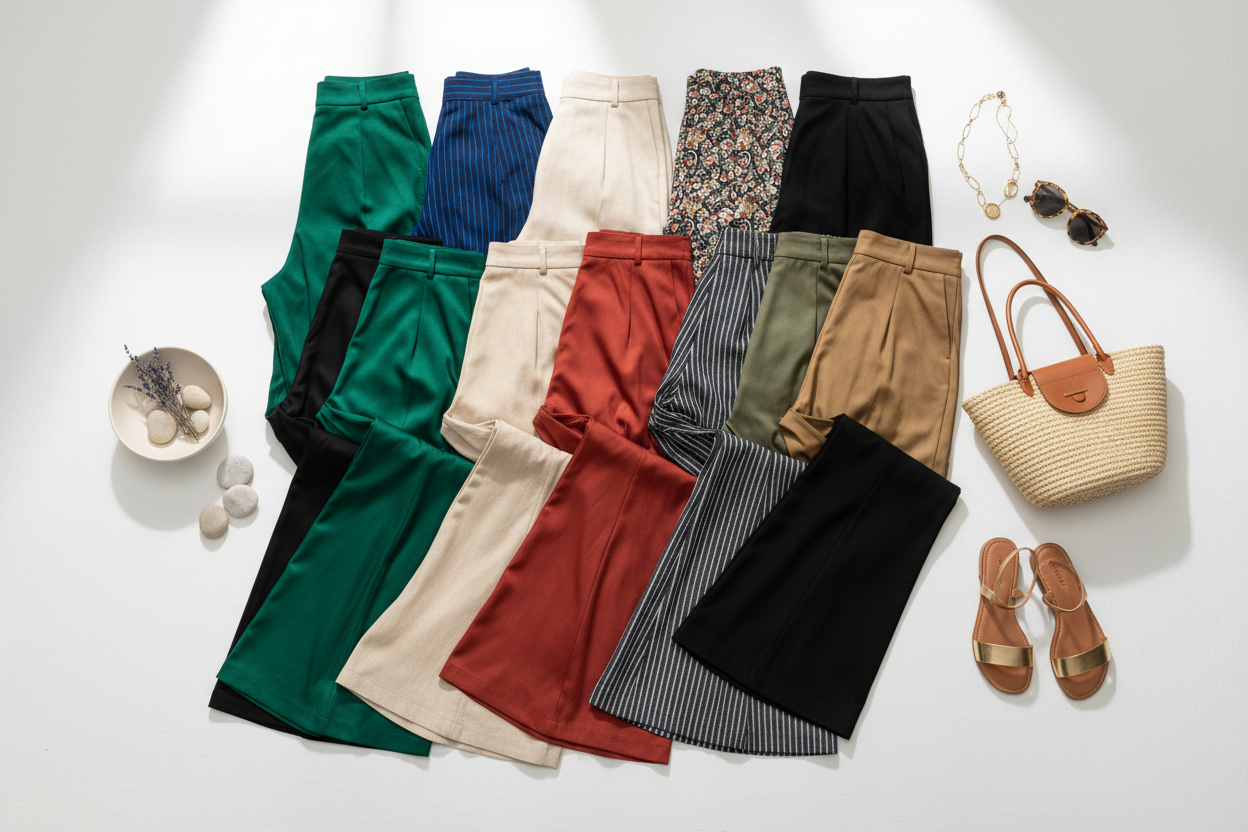 Pantalones y palazzos