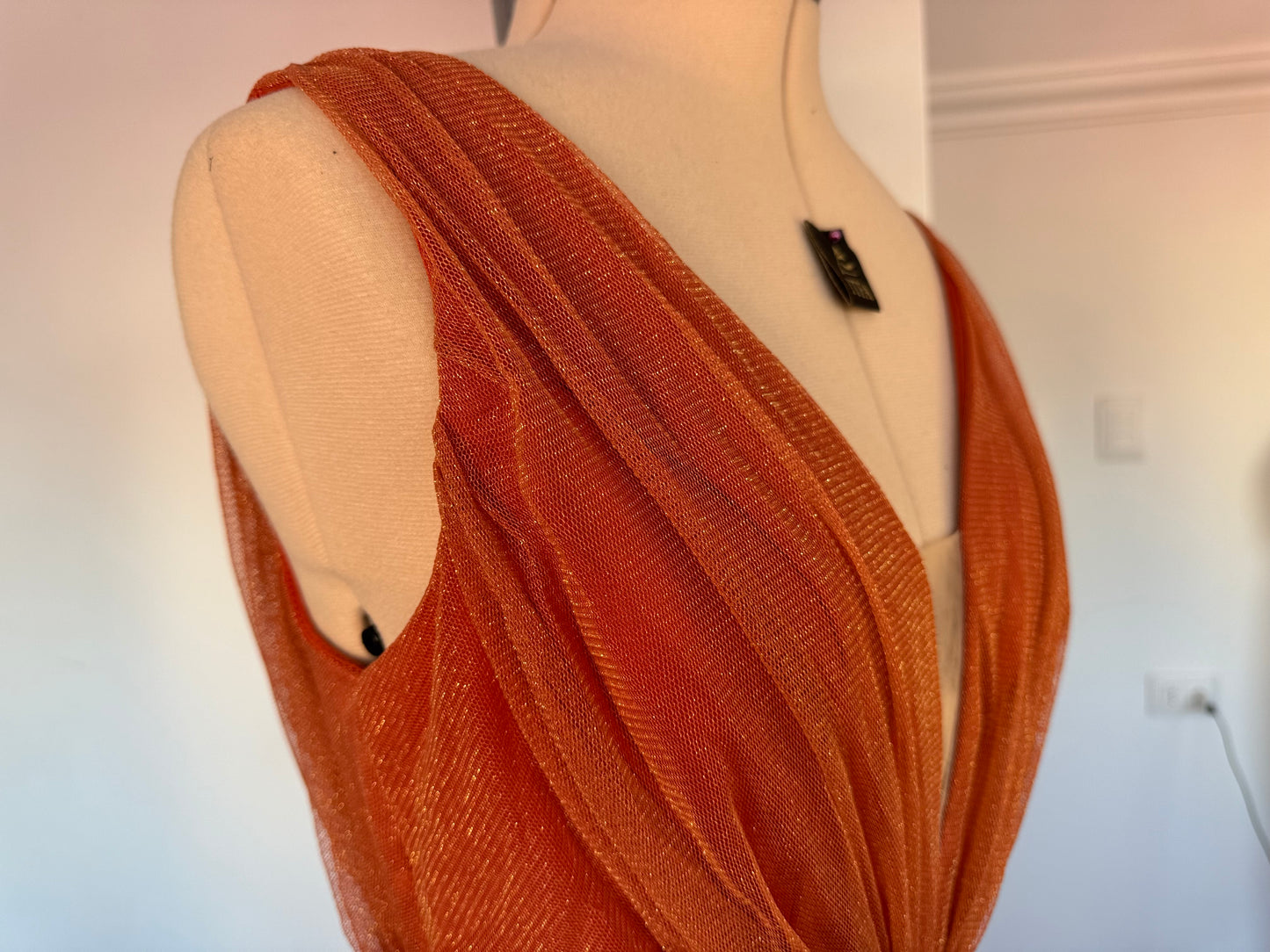 Vestido largo tul
