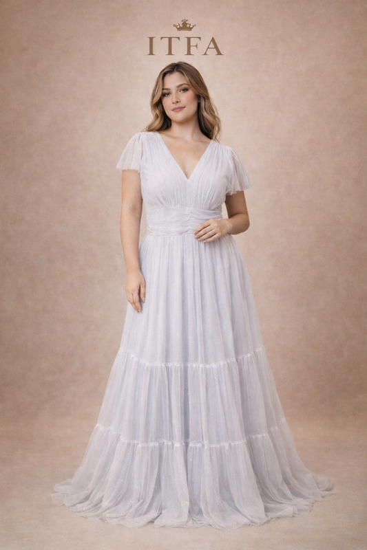 Vestido blanco tul