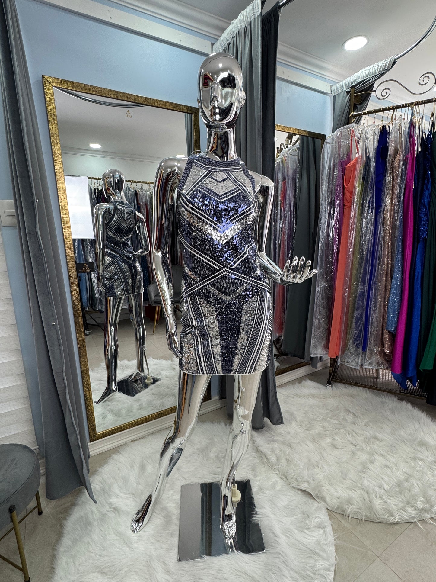 Vestido corto fiesta