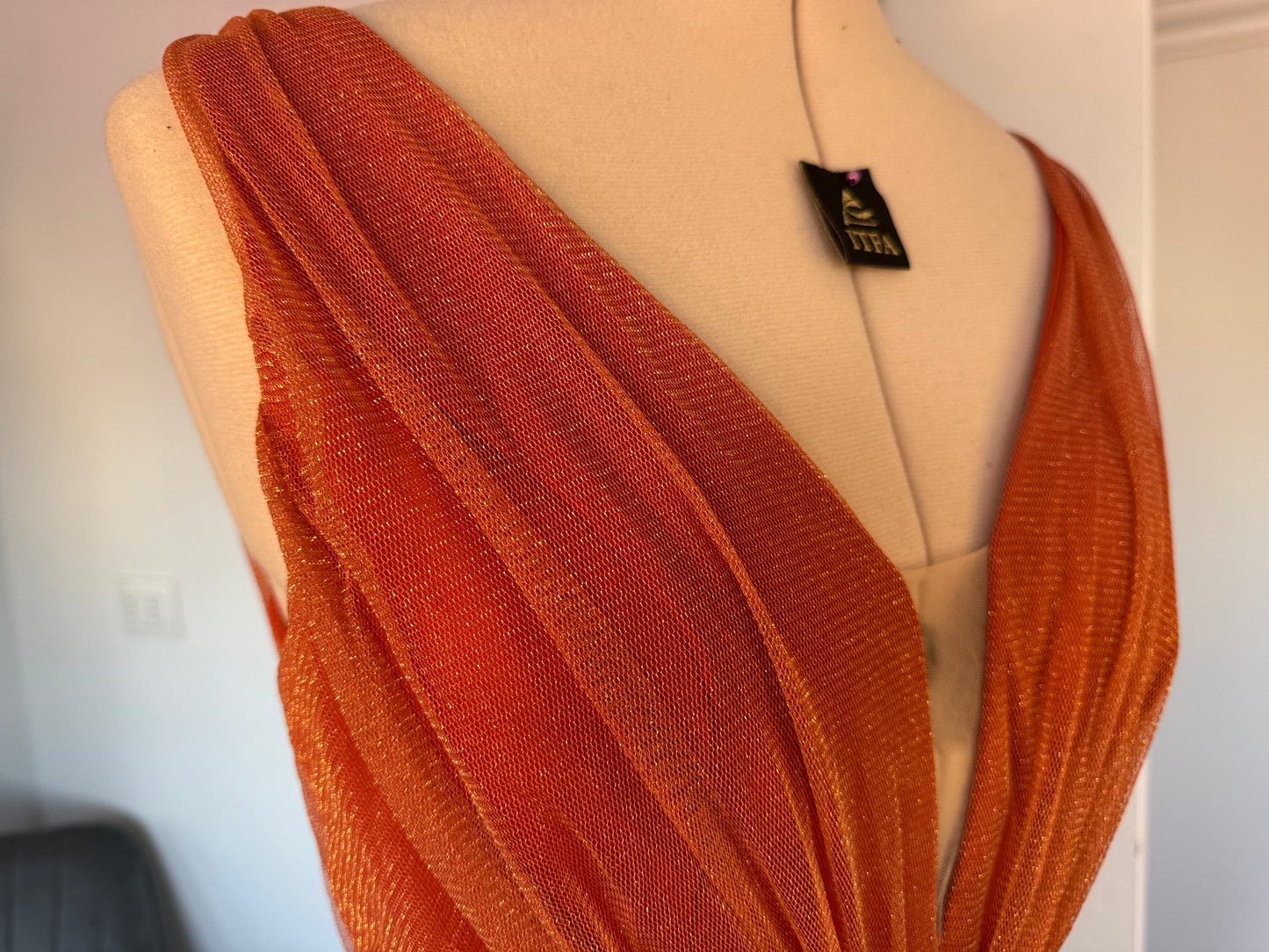 Vestido largo tul
