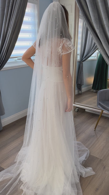 Vestido Largo  de novia modelo Toscana